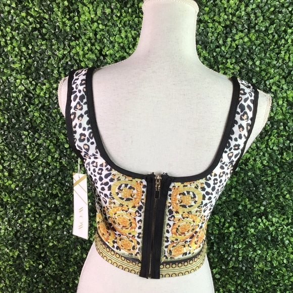 Bandage material crop top wow couture nwt - Picture 4 of 7
